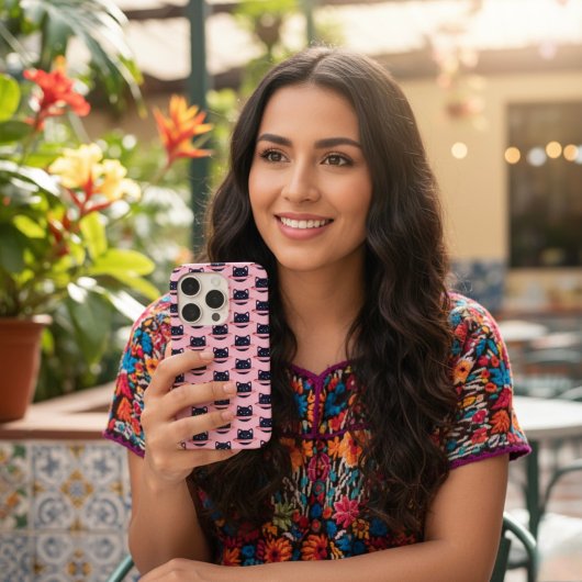 Planet Cat Hoesje-Mate iPhone Case