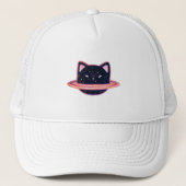 Planet Cat Trucker Hat Pet (Voorkant)