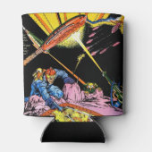 Planet Comics Laser Attack Sci Fi strips Blikjeskoeler (Achterkant)