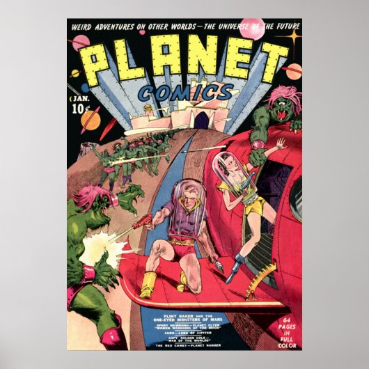 Planet Comics Poster (Voorkant)