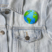 Planet Earth Badge Ronde Button 5,7 Cm (In situ)