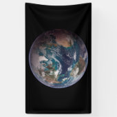 Planet Earth Blue Marble (Western Hemisphere) Spandoek (Verticaal)