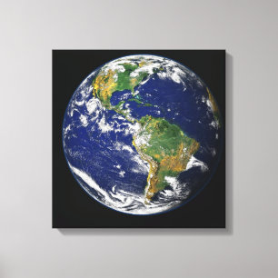 Planet Earth Canvas Afdruk