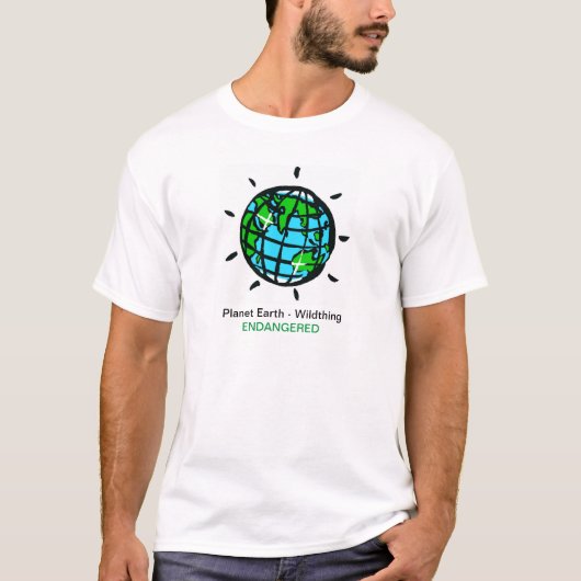 Planet EARTH - Conservatie - Ecologie - Natuur - T-shirt (Voorkant)