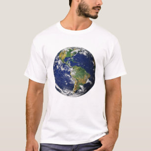 Planet Earth - de blauwe marmer (Amerika's) T-Sh T-shirt
