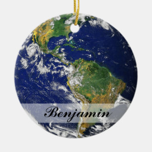 Planet Earth   Keramisch Ornament