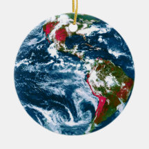 Planet Earth-kerstversiering