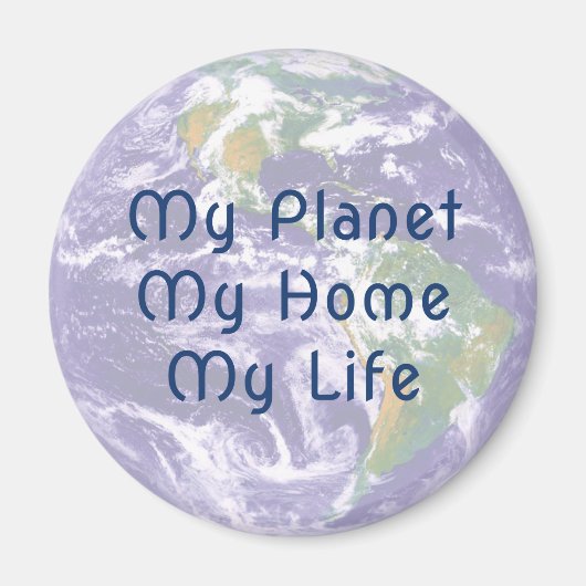 Planet Earth Magnet My Planet Magneet (Voorkant)