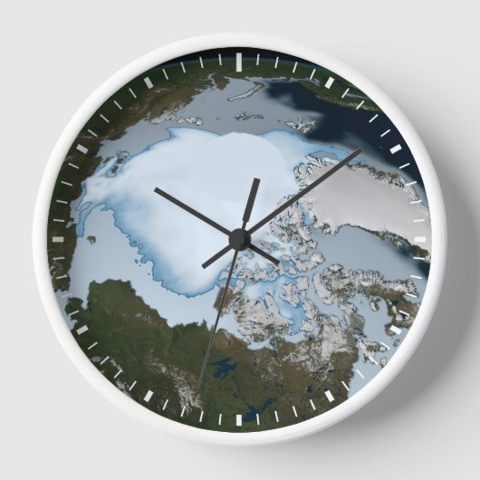 Planet Earth met Zee-ijsdekking in 1980. (Voorkant)