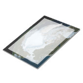 Planet Earth met Zee-ijsdekking in 1980. Notitieblok (Schuin)