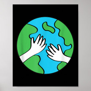Planet Earth Milieubescherming Klimaatketen Poster