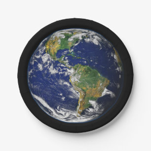 PLANET EARTH Natural (zonnestelsel) ~ Papieren Bordje