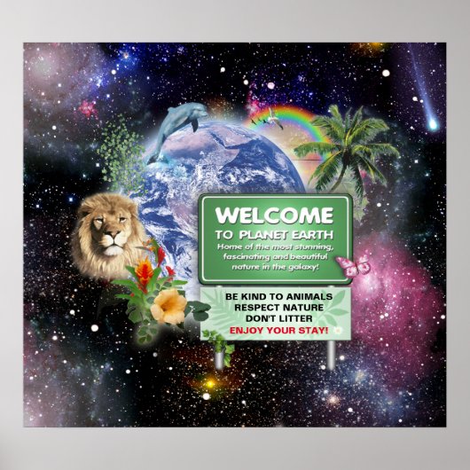 Planet Earth Poster (Voorkant)