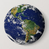 Planet Earth | Ronde Button 4,0 Cm (Voorkant)