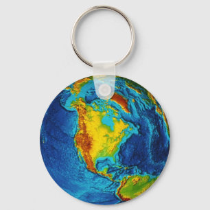 Planet Earth Sleutelhanger