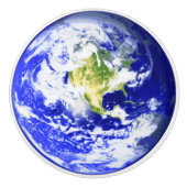 Planet Earth Solar System Keramische Knop (Voorkant)
