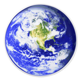 Planet Earth Solar System Keramische Knop