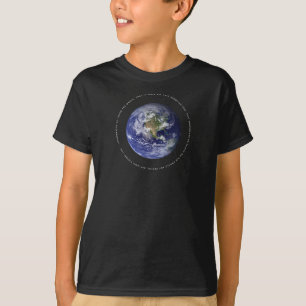 Planet Earth Space - Christelijke John 3:16 Religi T-shirt