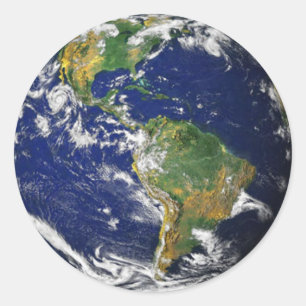 Planet Earth Space Stickers