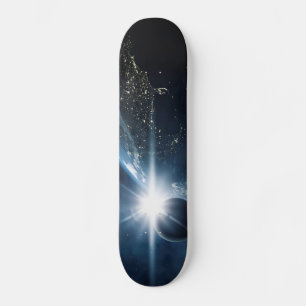 Planet Earth Space Uitzicht Skateboard