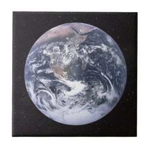 Planet Earth Starry Sky Tegeltje