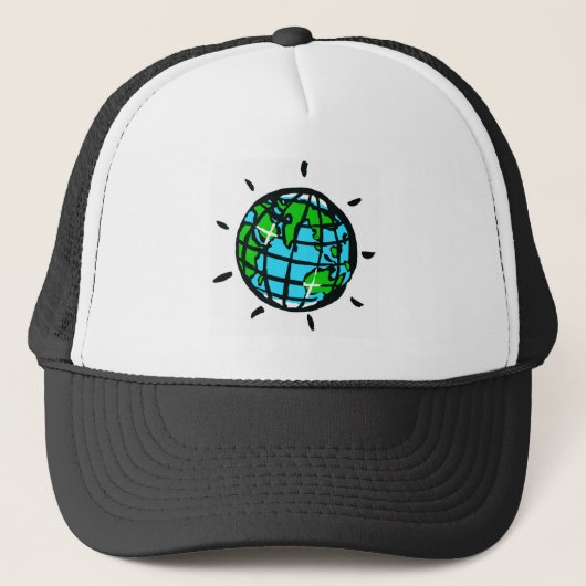 Planet Earth - Trucker Pet (Voorkant)