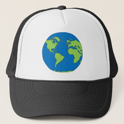 Planet Earth Trucker Pet (Voorkant)