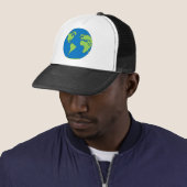 Planet Earth Trucker Pet (In situ)