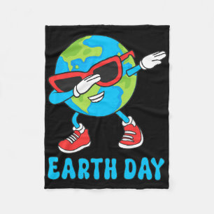 Planet Earth Verjaardag Dab Groovy Dabbing Boys Fleece Deken