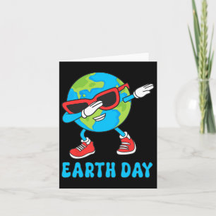 Planet Earth Verjaardag Dab Groovy Dabbing Boys Kaart