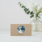 Planet Earth Visitekaartje (Staand voorkant)