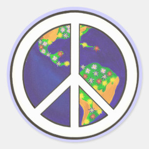 Planet Earth, Wereldvredesbord stickers
