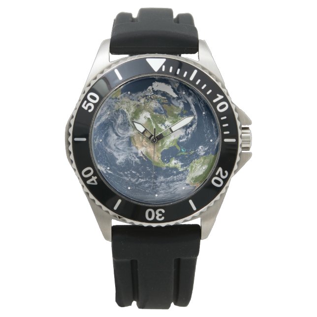 Planet Earth World Horloge (Voorkant)