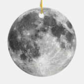 PLANET EARTH'S MOON (zonnestelsel) ~ Keramisch Ornament (Achterkant)