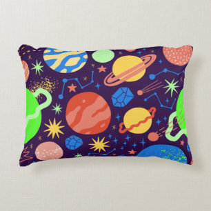 Planet- en ruimtegerthema-proefproject Hoesje Accent Kussen