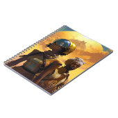 Planet Explorers Afrofuturistic Science Fiction Notitieboek (Linkerzijde)