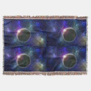 Planet,_In_The_Galaxy,_Throw_Blanket. Deken