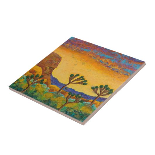 Planet Joshua-structuur Tegeltje (Zijkant)