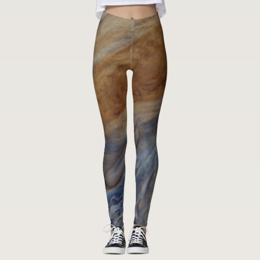 Planet Jupiter Great Red Spot Leggings (Voorkant)