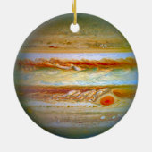 Planet Jupiter Kerstmis Keramisch Ornament (Achterkant)