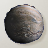 Planet Jupiter Rond Kussen (Achterkant)