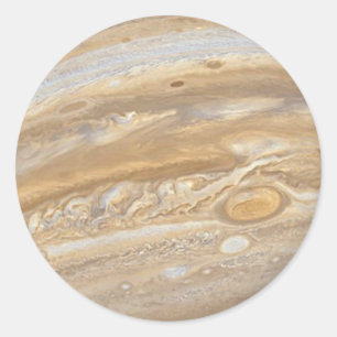 Planet Jupiter Ronde Sticker