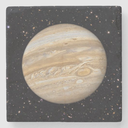 Planet Jupiter Starry Sky Stenen Onderzetter (Voorkant)