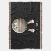 Planet Jupiter & Stars Deken (Voorkant Verticaal)