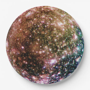 PLANET JUPITER'S MOON - CALLISTO.png Papieren Bordje