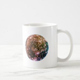 PLANET JUPITER'S MOON - CALLISTO (zonnestelsel) ~~ Koffiemok