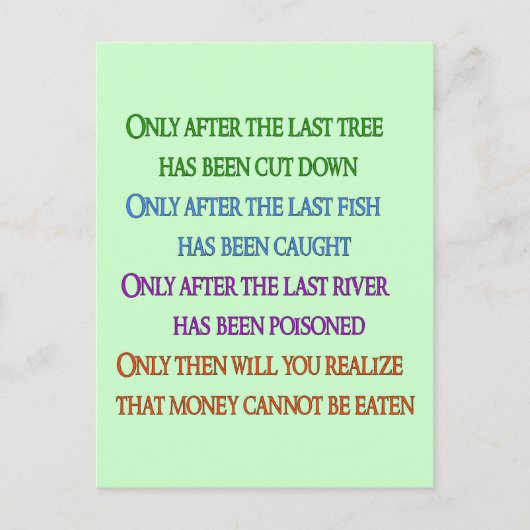 Planet Lament Briefkaart (Voorkant)