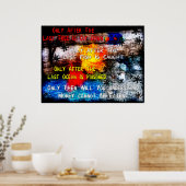 Planet Lament Poster (Keuken)