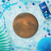 Planet Mars 7 in. Papieren Bordjes (Feest)