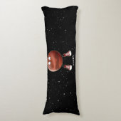 Planet Mars en sterren Lichaamskussen (Voorkant Verticaal)